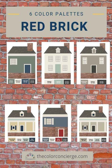 best metal colors to go with brick house|best exterior brick paint colors.